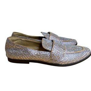 Jeffery Campbell Rhinestone Loafers Women’s Size 8 Flawed